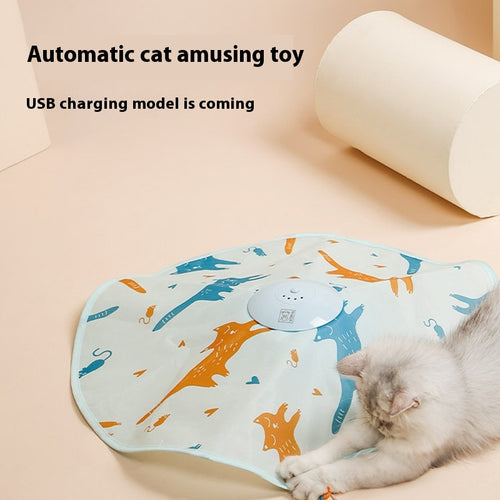 Automatic Cat Teaser Toy - Electric Spinning Interactive Play for Indoor Cats
