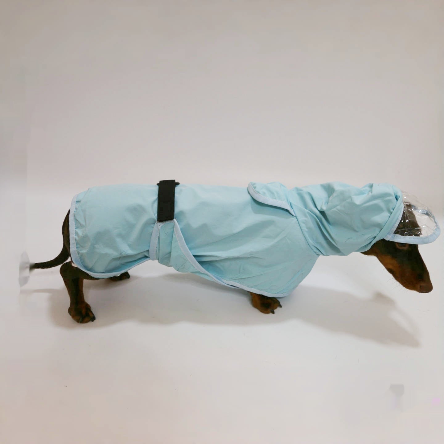 Waterproof Dog Raincoat - Hooded Poncho with Full Belly Coverage