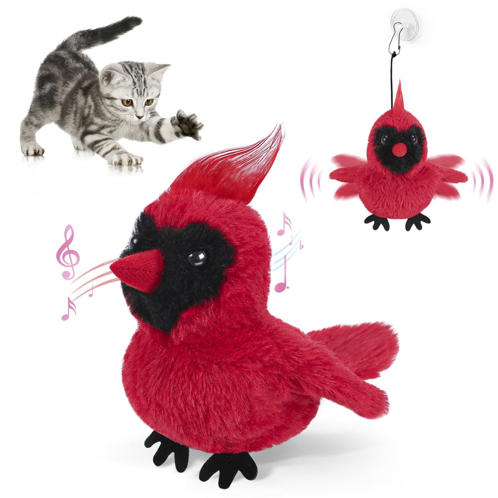 Automatic Flapping Cat Toy - Motion-Activated Plush for Solo Play