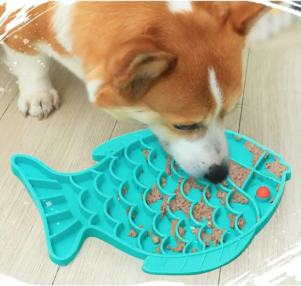 Silicone Lick Mat - Slow Feeder for Anxious Dogs and Cats
