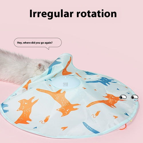 Automatic Cat Teaser Toy - Electric Spinning Interactive Play for Indoor Cats