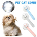Self-Cleaning Pet Brush - One-Click Hair Release for Cats and Dogs