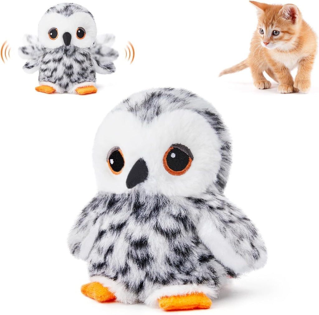 Automatic Flapping Cat Toy - Motion-Activated Plush for Solo Play