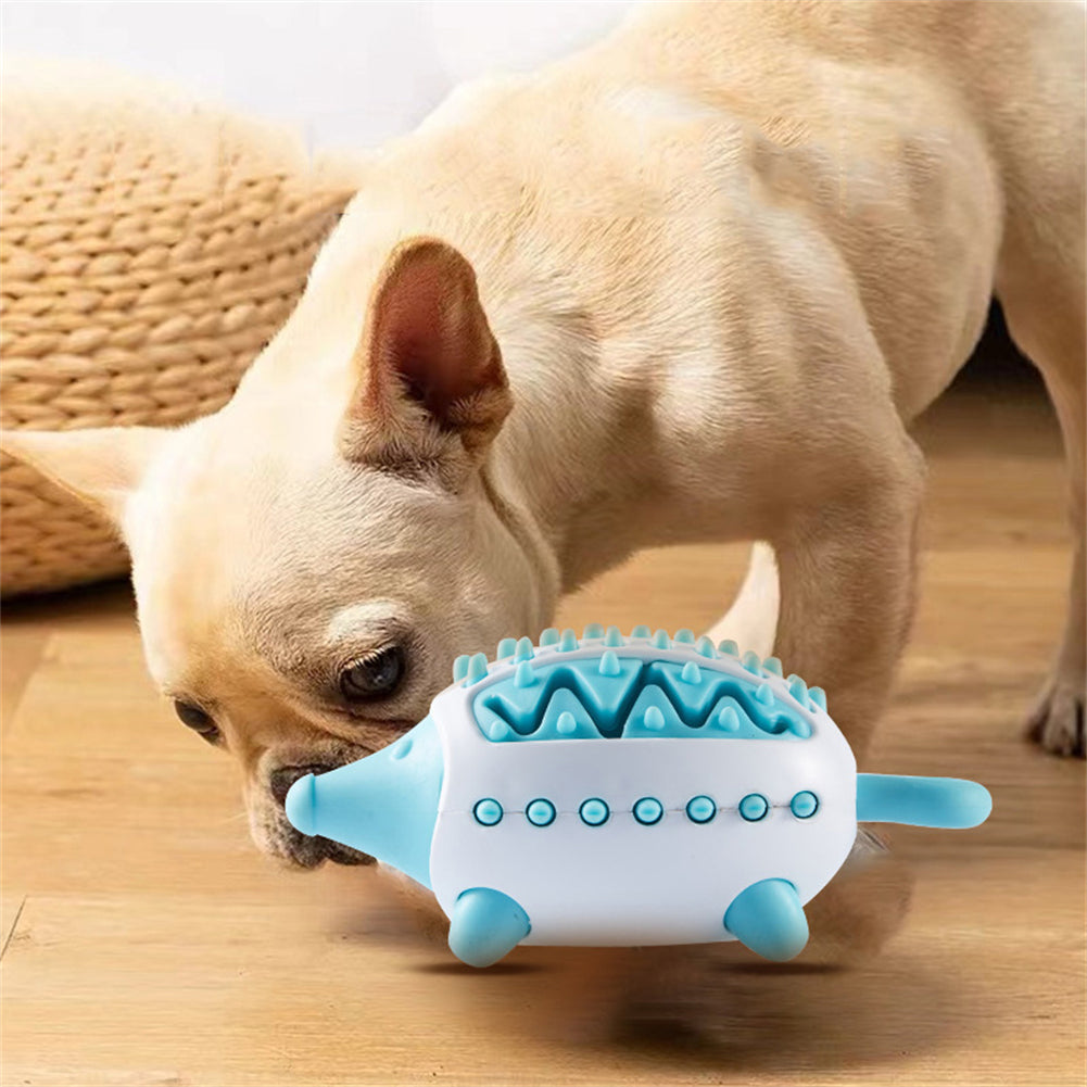 Hedgehog Treat-Dispensing Dog Toy - Slow Feed Puzzle for Chewers
