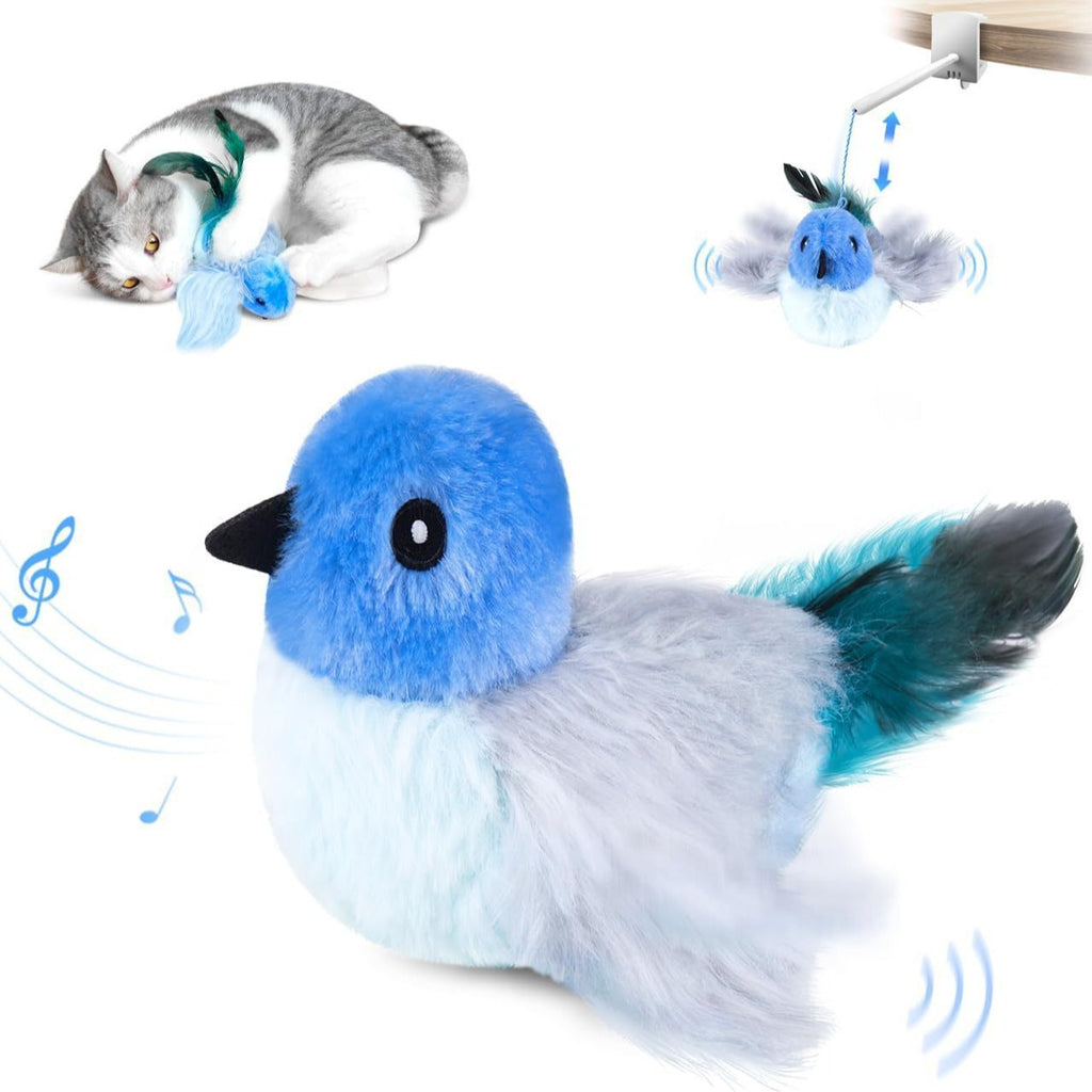 Automatic Flapping Cat Toy - Motion-Activated Plush for Solo Play