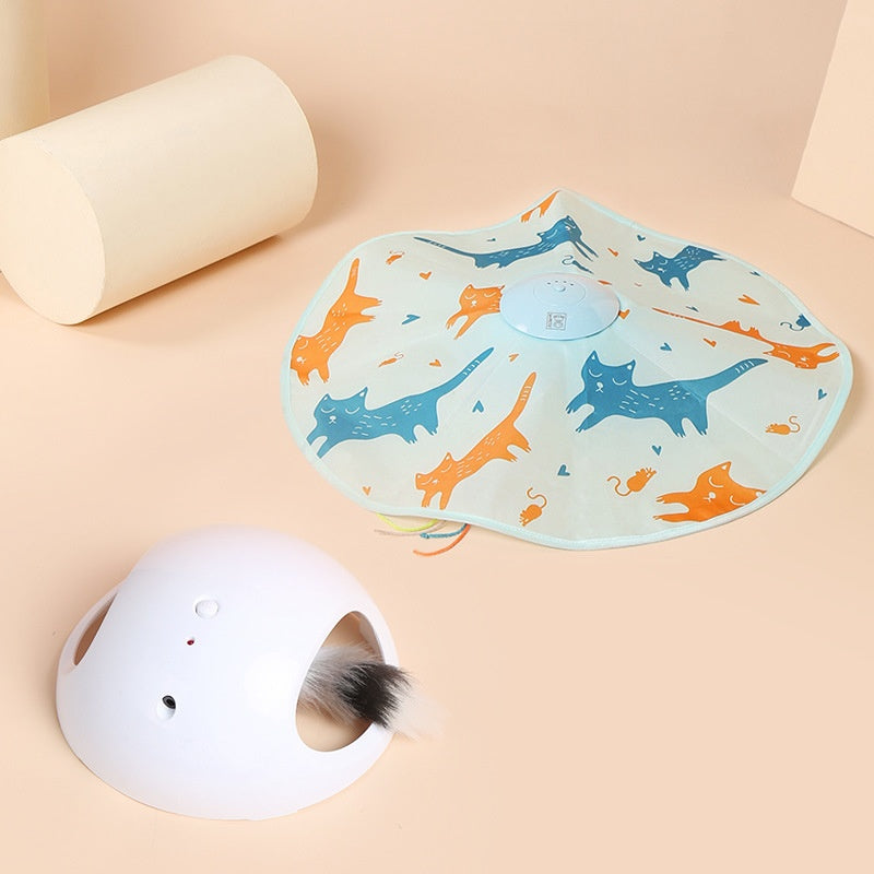 Automatic Cat Teaser Toy - Electric Spinning Interactive Play for Indoor Cats