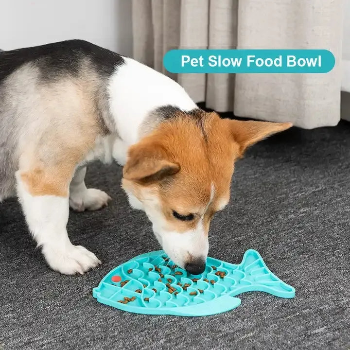 Silicone Lick Mat - Slow Feeder for Anxious Dogs and Cats