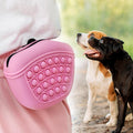 Dog Training Treat Pouch - Silicone Bag with Belt Clip