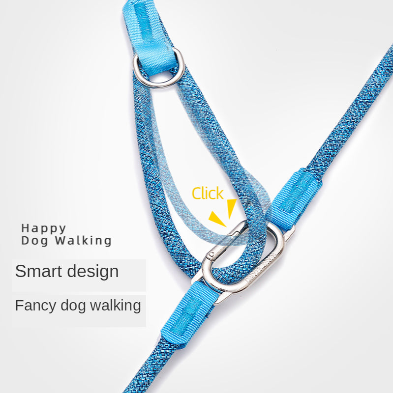Hands-Free Running Dog Leash - Adjustable Waist Belt for Jogging