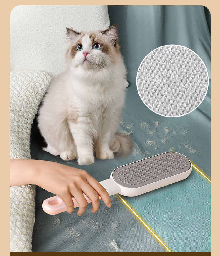Reusable Pet Hair Remover - Double-Sided, No Refills Needed