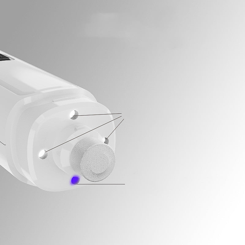 Rechargeable Pet Nail Grinder - Quiet LED Trimmer for Dogs and Cats