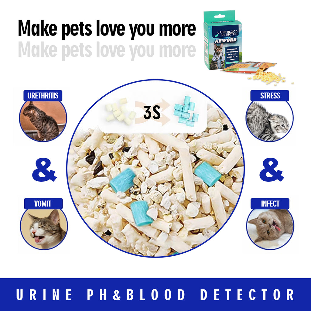 Health-Monitoring Cat Litter - Colour-Change Early Warning Granules