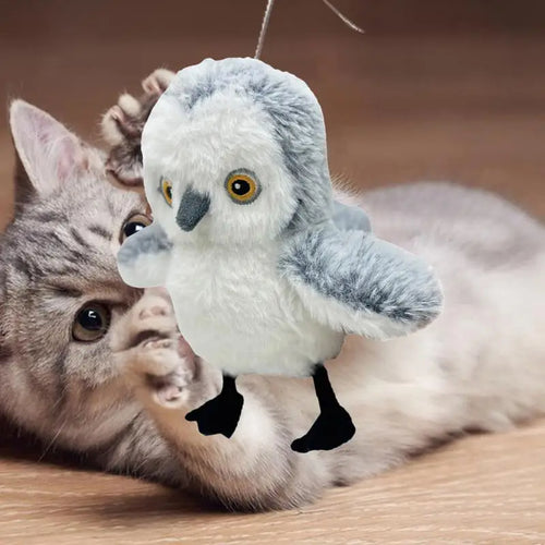 Automatic Flapping Cat Toy - Motion-Activated Plush for Solo Play