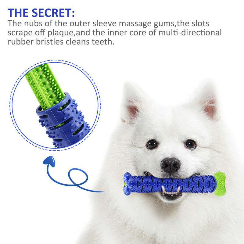 Dental Chew Toothbrush Toy - Molar Cleaning for Dogs