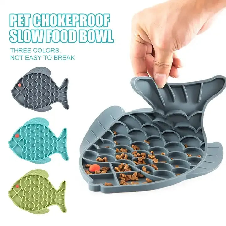 Silicone Lick Mat - Slow Feeder for Anxious Dogs and Cats