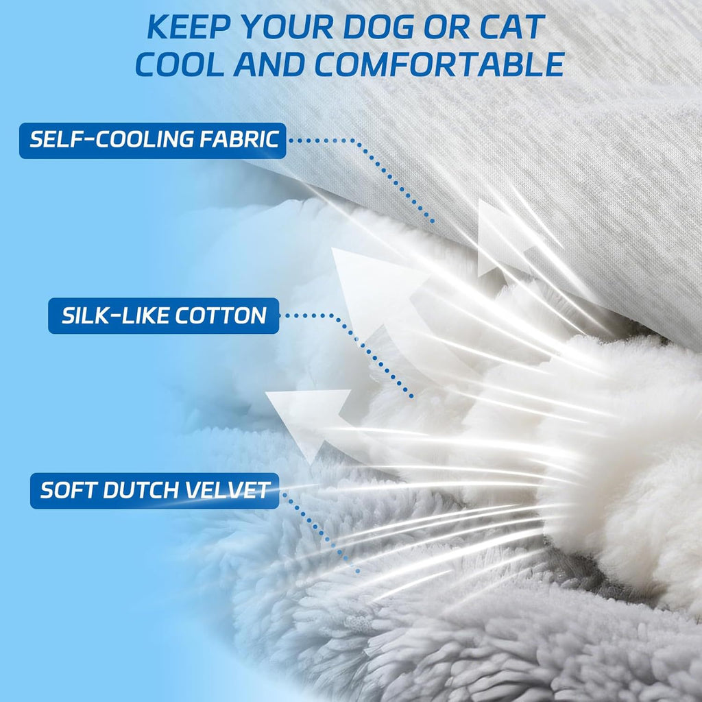 Pet Cooling Mat - Self-Chilling Pad for Dogs and Cats in Hot Weather